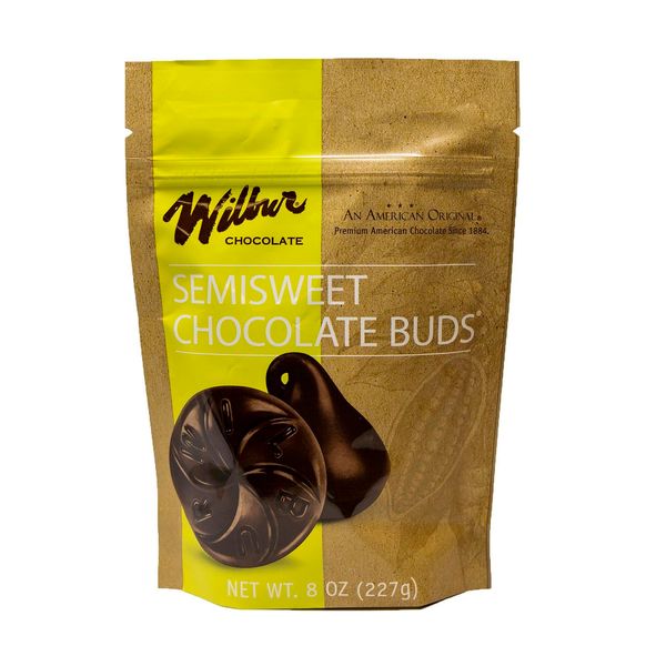 Wilbur Buds Dark Semi Sweet Chocolate 8 oz.(1/2 lb.) # 19032-1