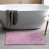 ANSIO® Bath Mat Non Slip 80 x 50cm Soft Microfiber Bath Mats, Machine Washable - Lilac