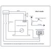 Jadeshay AC Current Meter Switch, Normally Open Current Detection Switch Adjustable 0.2-30A AC240V with Current Overrun Alarm