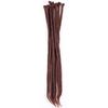 DreadLab - Synthetic Dreadlocks Crochet Extensions 10 Pack Single Ended (Brown)