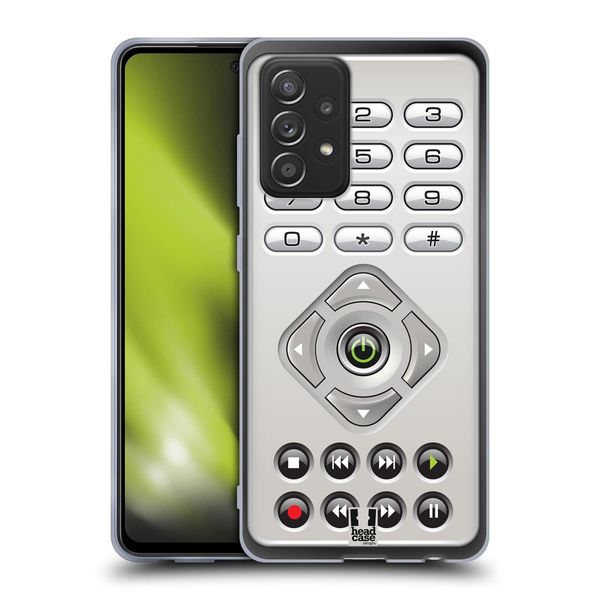 Head Case Designs Remote Control Keys Soft Gel Case Compatible With Galaxy A52 / A52s / 5G (2021)