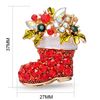 Philip Jones Christmas Stocking Brooch