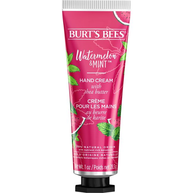 Burt’s Bees Handcreme für sehr trockene Hände, mit Sheabutter, Wassermelone und Minze, 28,3 g