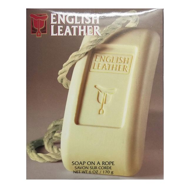 English Leather Fragrance Soap On A Rope for Men 6 Ounce (Pack of 1)