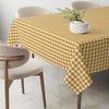 Martina Home - Vichy Teflon Tablecloth - Gold - 140 Round