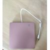 DVD/CD Drive, External USB3.0, Touch Suction Type, USB A/Type-C Compatible, DVD/CD/VCD Reading/Writing, Portable DVD Drive, Mac/Windows/Linux, Etc., High Speed, Thin DVD/CD Player (Pink)