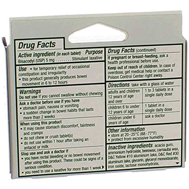 Dulcolax Medicated Laxative Suppositories, 4 ct