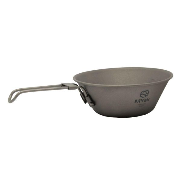 MYsk Folding Titanium Sierra Cup (10.1 fl oz (300 ml) Single Item