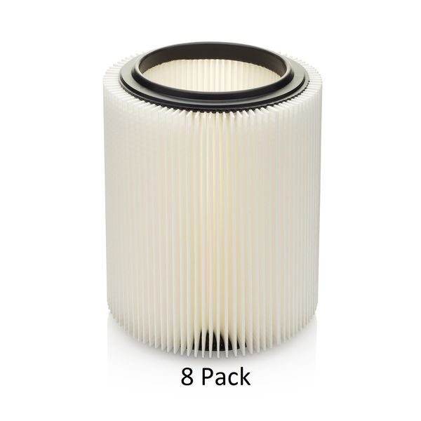 Craftsman & Ridgid Replacement Filter 8 pack By Kopach, Part # 17816