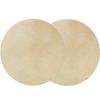 Generic 2 Pcs Natural Goatskin Drum Skins - Djembe Drum Replacement