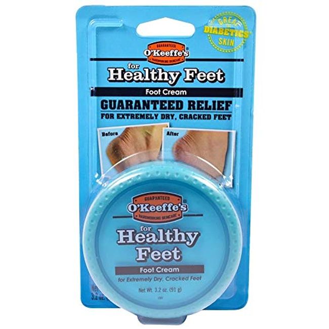O'Keeffe's For Healthy Feet Daily Foot Cream, 3.2 oz (91 g) x 2 Packs