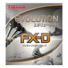 TIBHAR Table Tennis Rubber (Soft Back) Evolution FX-D 86-SS Black