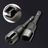 3 Pcs Drill Bit Socket Tool Set, 1/4 Hex Shank, Slot Wing Nut Drill Bit Socket Wrenches, Panel Nuts Screws Eye C Hook Bolt