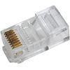 Logilink MP0020 RJ45 8P8C Unshielded Modular Plugs for Flat Cable, 100-Piece, Set of 100 Pieces
