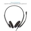 Cyber Acoustics Stereo Headset, 3.5mm stereo & Y-adapter for separate Headphone