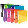 2 x Iderama Prem'Touch Spine Lever Arch File, Assorted Colours