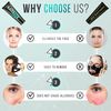 SUNATORIA Activated Charcoal Peel Off Mask for Blackhead Removal All Skin Types - Deep Cleansing Black Face Mask with Brush
