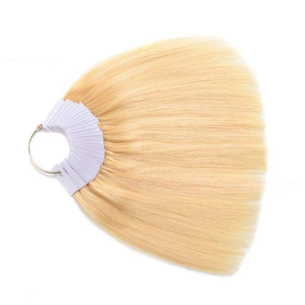 Remeehi Wig Hair Bundles Extensions Straight Mannequin Head Top Grade Remy Human Hair Extensions Human Hair Wigs For Hairdressers Beauty Salon Color Practice Hair Dye Practice 30 Bundles/Set Best Gold / 9°