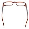 Eyekepper 5-Pack Spring Hinges Rectangular Reading Glasses Readers Brown +2.0