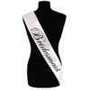 White with Black Writing ‘Bridesmaid’ Sash