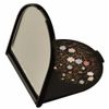Aizu Lacquerware Black Compact Mirror Cosmos