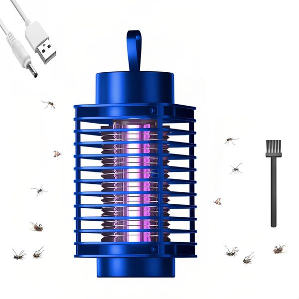 Fly Zapper,Fly Trap,Mosquito Killer Lamp,Electric Mosquito Killer,360° Indoor Pest Control, with USB Power for Indoor Outdoor Home Office Camping Garden Backyard Plant Protection.