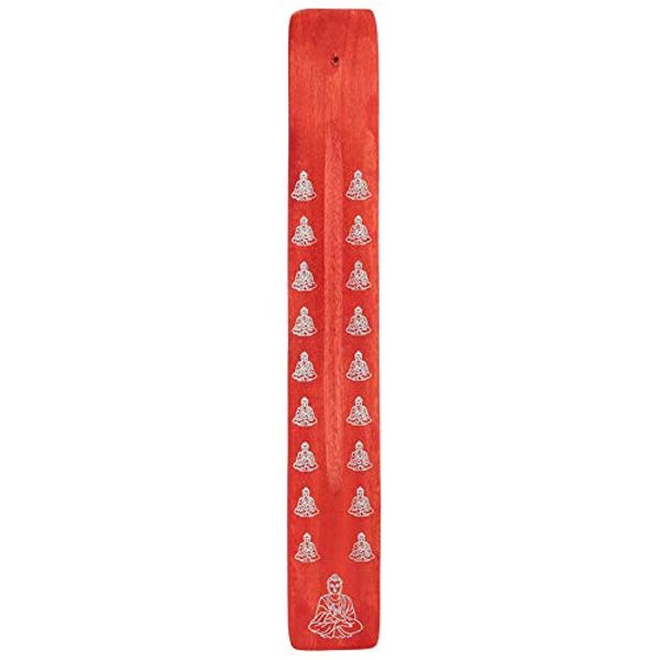 HoitoDeals Wooden Random Colour Decorative Buddha Incense Burner Ash Catcher