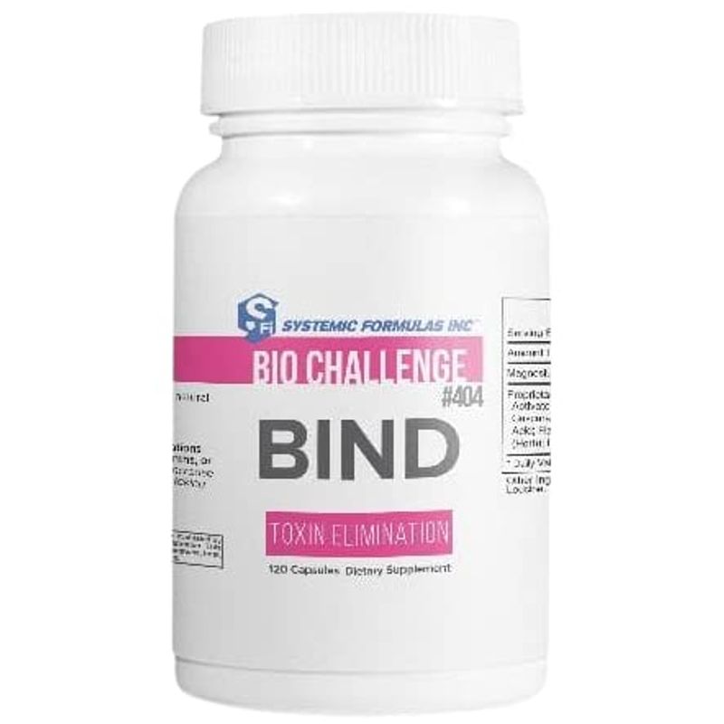 Systemic Formulas #404 Bind 120 Capsules, Activated Charcoal Capsules ...