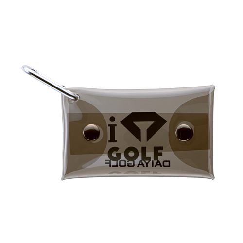 Daiya Golf AS-4006 90 Clear Tea Case, Black, Golf, Accessory Case, Round Accessories, Round Items, Comes with Karanavi Tea Holder