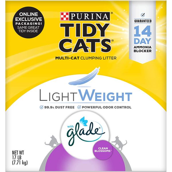 Low Dust, Multi Cat, Clumping Cat Litter, Lightweight Glade Cle