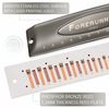 EASTTOP 12Hole Chromatic Harmonica Forerunner Harmonica C  Chromatic Mouth Organ