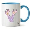 Hippowarehouse Roller Skate Upside Down Printed Mug Various Colour Options Ceramic Cup Kitchenware 11oz