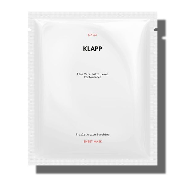 KLAPP Cosmetics - Triple Action Soothing Sheet Mask (1 Set mit 3 Masken)