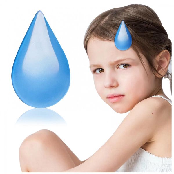 DeHaccie Emoji Hair Pin, 4-Piece Set, Waterdrop Silent Hairpin Bangs, Welt Clip, Word Clip, Headdress, Cool Hairpin, Hot Sale, Patch Clip, Paletta, Kids, Baby, Ultra Cute, Travel, Adults, Kids, Unisex, Funny Goods, Moe, Hair Ornament, Large Trendy, Cute, 