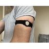 Sensor Armband Holder/Protector Compatible with Dexcom G7 - Black