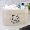 Large 'Chess Players' Canvas Organiser/Storage Bag (OR00032982)