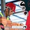 KOTARBAU® Protective Helmet Construction Helmet Adjustable Red