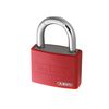 ABUS 49940 My Lock Aluminium Padlock with 6401 Alike Keyed - Red
