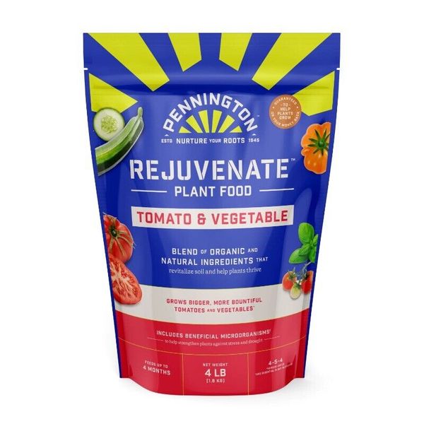 Pennington Rejuvenate Organic Tomato and Vegetable Plant Food Fertilizer