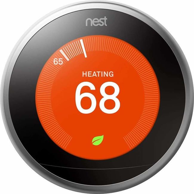 Nest T3008US Learning 3rd Gen Thermostat (Pro Version), Silver