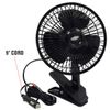 RoadPro (RP-1137 Oscillating Fan with Clip, Black