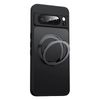 HCXLYP Google Pixel 8A Case with Stand, Compatible with MagSafe, Multi-functional, Ring Holder, 360° Rotation, Wireless Charging, Clear