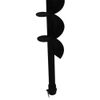 4" Earth Auger Drill Bits for Gas Powered Post Fence Hole Digger High-Quality