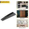 Brixwell QG5E-001 Mounting Plate, K Push Tech Concealed, Long Anthracite Finish