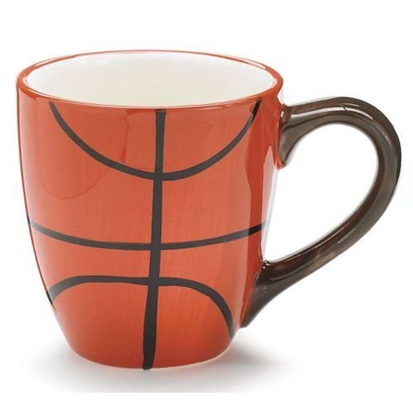 Ceramic 13 Oz Basketball Coffee Mug Great Gift for Basketball Sport Fans