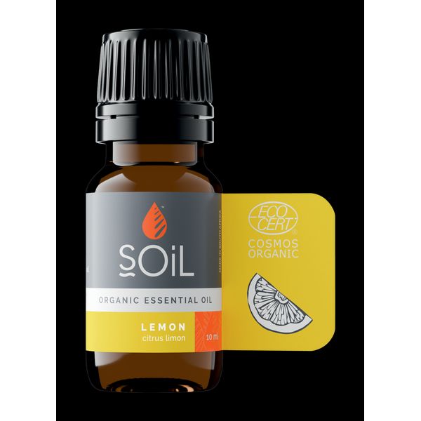 Organic Lemon Essential Oil (Citrus Limon) 10ml