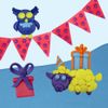 Play-Doh Party Fun, 15x small 28 g cans of dough, perfect for kneading party Also great as a party bag or for a school bag. Sticker included