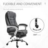 Ergonomic Office Chair with Retractable Footrest Height Adjustable with Armrests