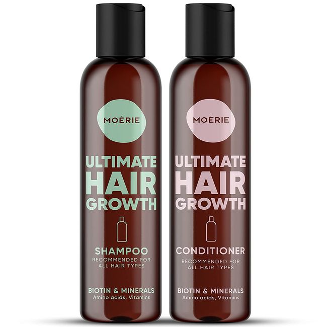 Moerie Volumizing Shampoo and Conditioner for Hair Loss, Hair Thickening Product