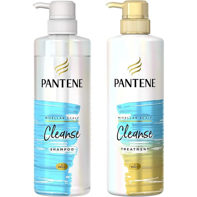 [Set purchase] Pantene Me Micellar Set Scalp Cleanse Pump Non-Silicone Shampoo 500mL + Treatment 500g